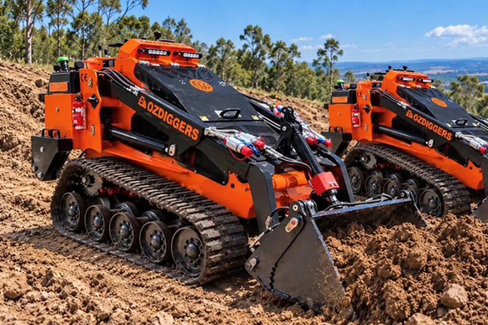 OD135T Diesel Tracked Digger Loader Australia